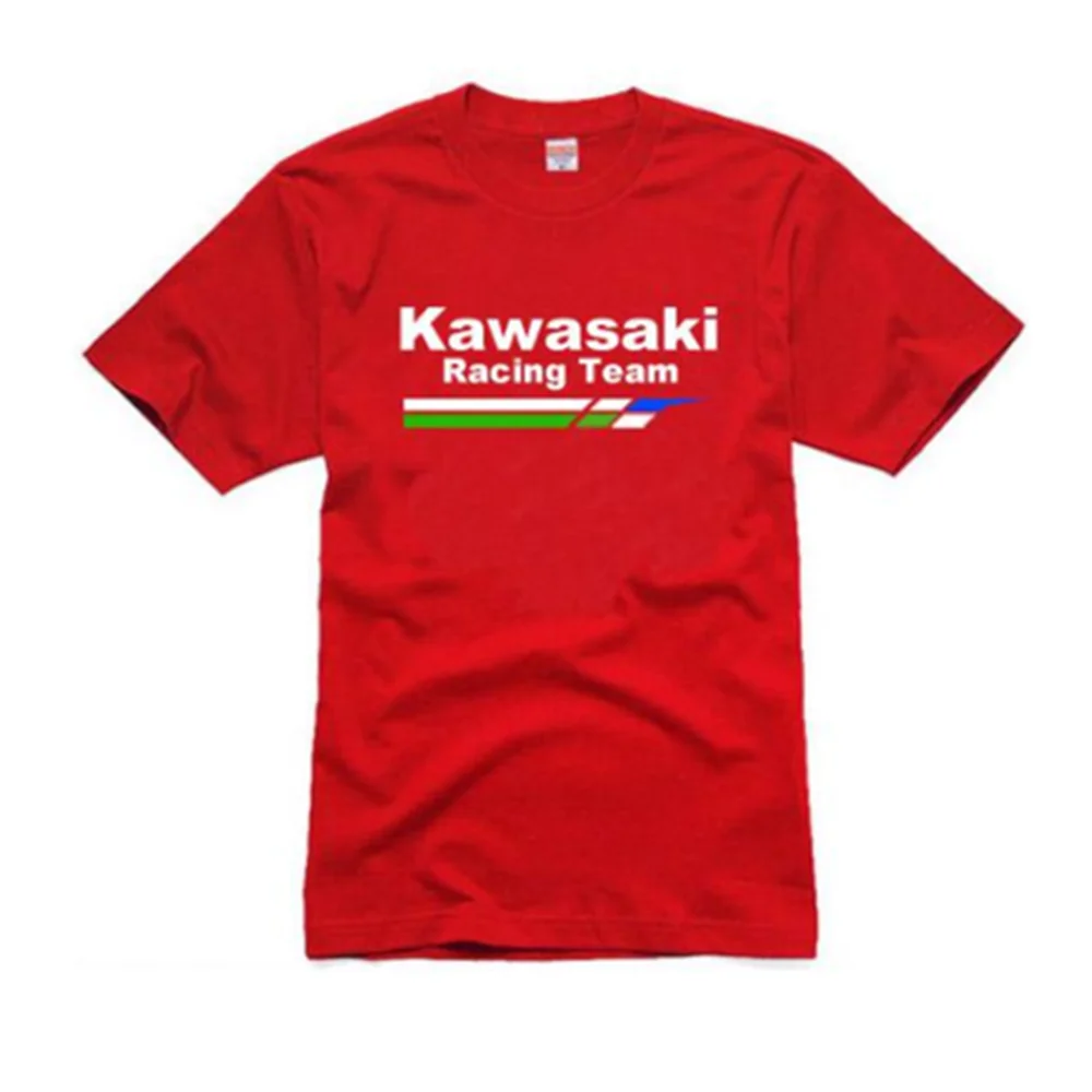 Kawasaki футболка с коротким рукавом, футболка для мотокросса, одежда для езды на мотоцикле, Спортивная футболка Mx, мужские спортивные футболки