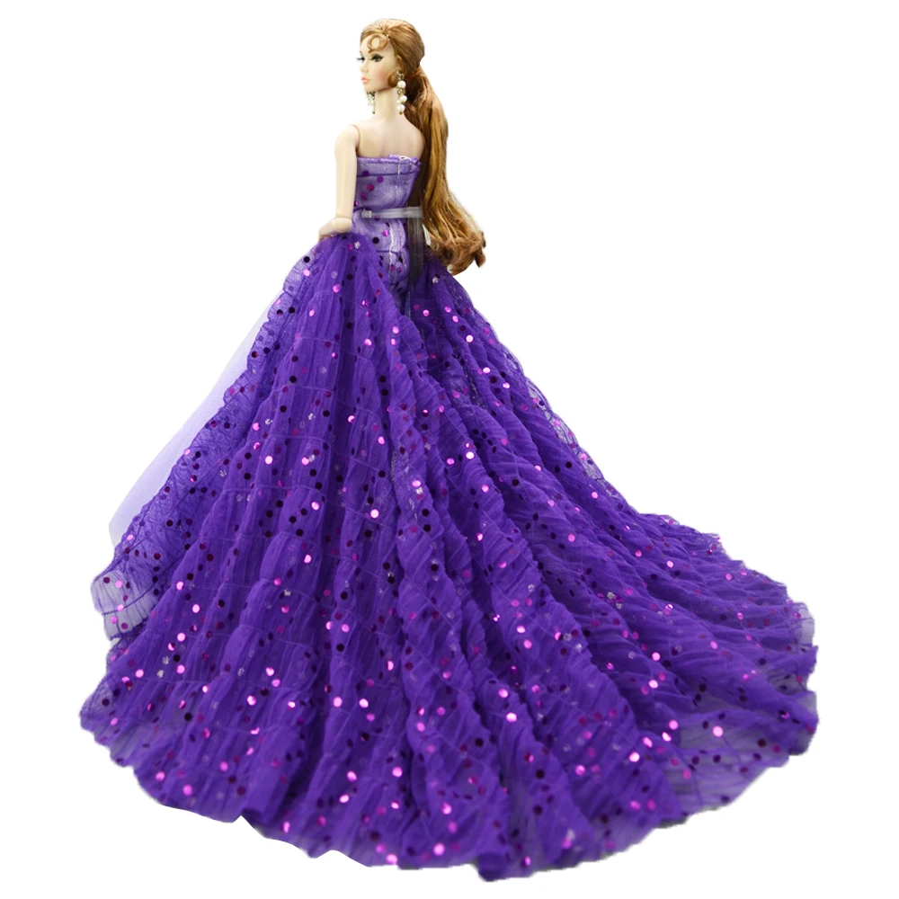 Barbie Doll Clothes Doll Clothes Doll Clothes Accessories Doll Accessories 29-32cm Doll Wedding Dress 11.5 Inch Doll Clothes Toys Princess Evening Dresses Clothes 29 CM Accessories JJ