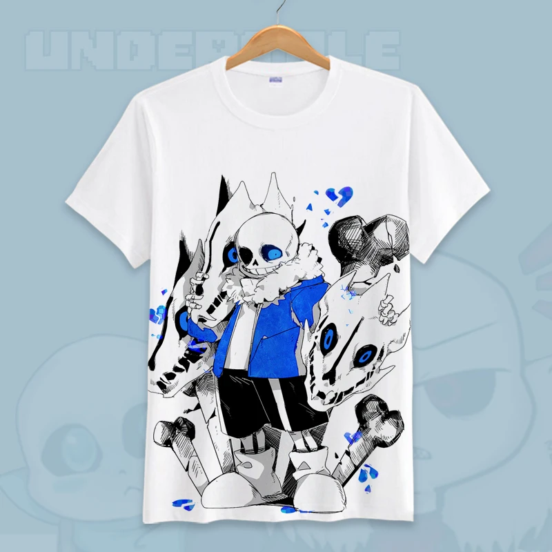 Undertale T-Shirts Jogo De Camisetas Estampa 3D Roupa De Rua Homens Moda  Feminina Harajuku Sans Clothing - Escorrega o Preço