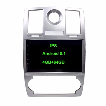 

YMODVHT 9inch IPS 4G+64GB Android 8.1 Car DVD Radio for Chrysler 300C 2004-2011 with DSP and GPS Navigation