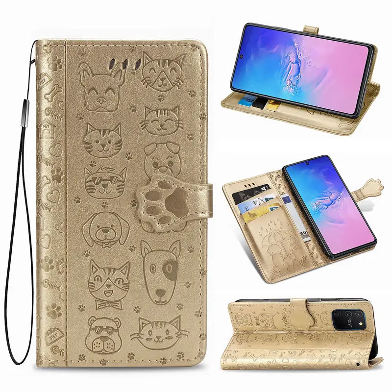 

For Samsung Galaxy S10 Lite Case Magnetic Flip Wallet Cover For Samsung S 10 Lite A91 M80S Business PU Leather Protection Cases