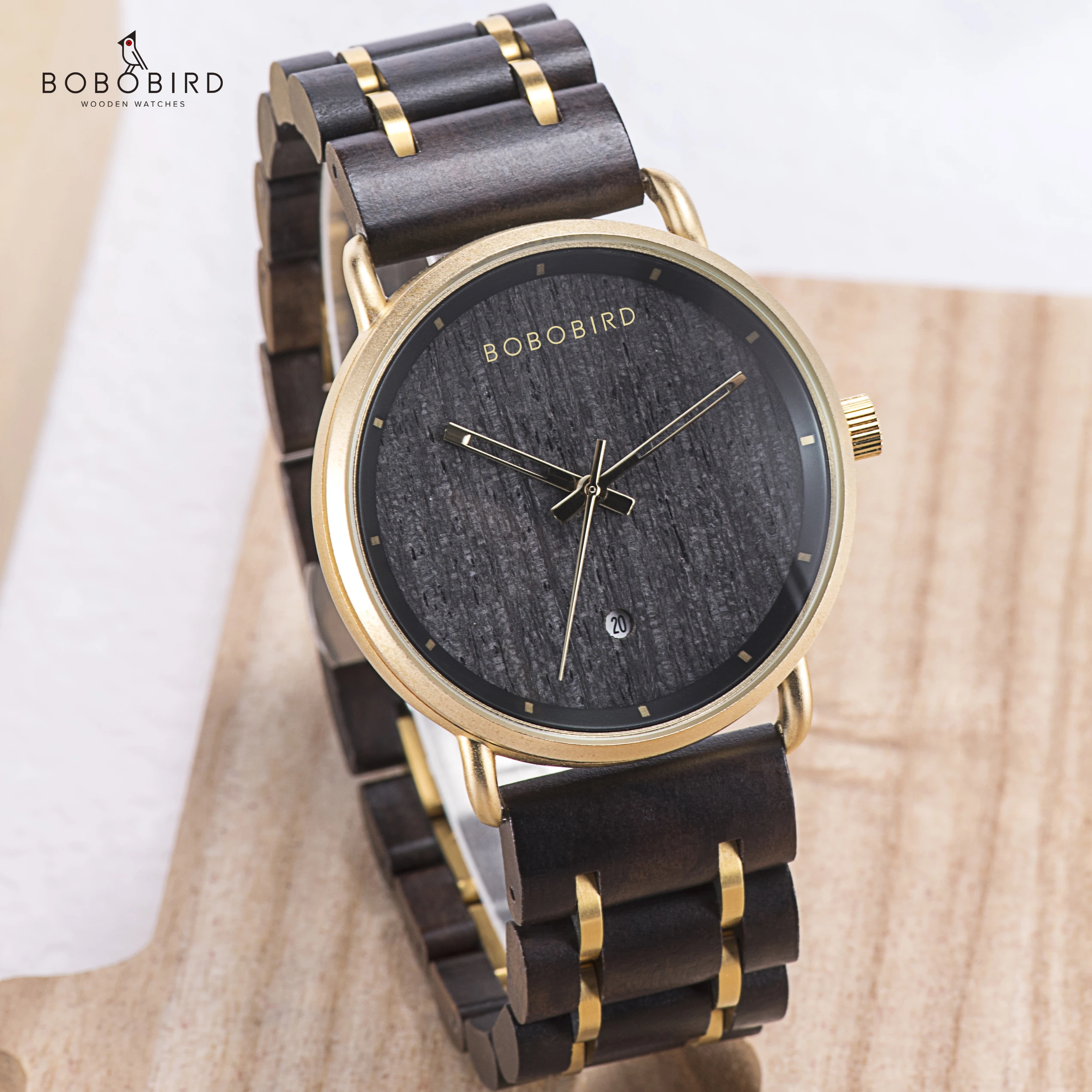Часы BOBO BIRD reloj hombre для мужчин с отображением даты Роскошные наручные часы от топ