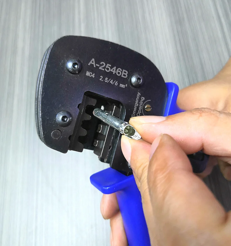 Обжимные клещи pv линия плоскогубцы Ёмкость 2 5/4/6mm2 14 10AWG Разъем для установки на