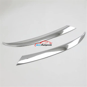 

Car Front Head Light Eyebrow Headlight Lamp Eyelid Cover Trim ABS Chrome 2PCS For Audi Q7 4M 2016 2017