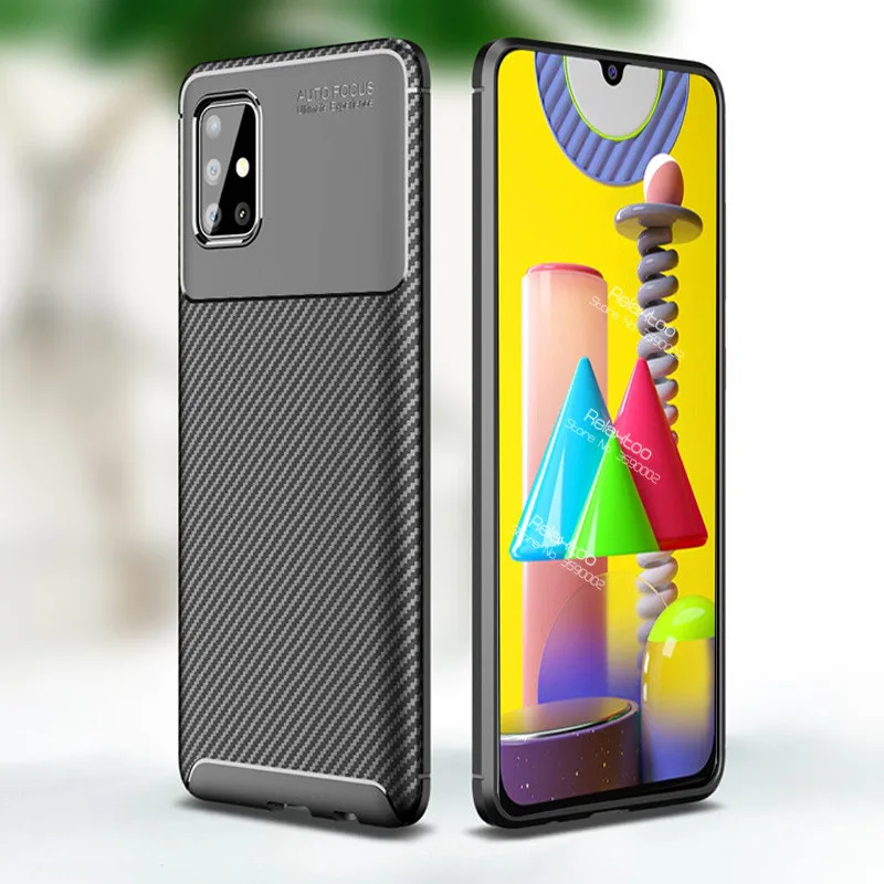 Силиконовый чехол для samsung galaxy m31 a51 a71 a21 m315f a515f a715f a215f a 51 71 m 31 2020 противоударный