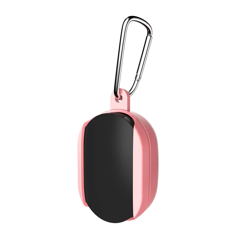 Для Xiaomi Redmi Airdots TWS Bluetooth наушники чехол противоударный гибкий силиконовый Расширенный чехол 8 цветов - Цвет: Розовый