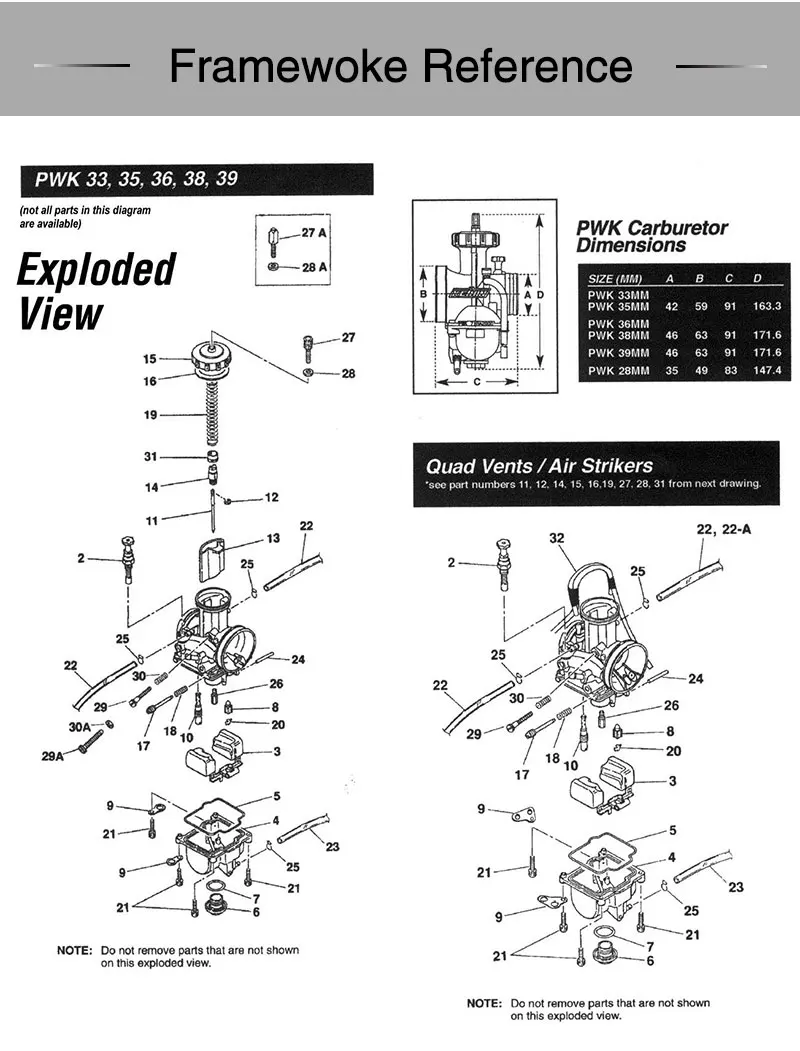 Alconstar-33 34 35 36 38 40 42 мм мотоцикл Keihin Карбюратор Carb 2 T/4 T Скутер ATV UTV внедорожный кафе гонщик питбайк 125CC-500CC