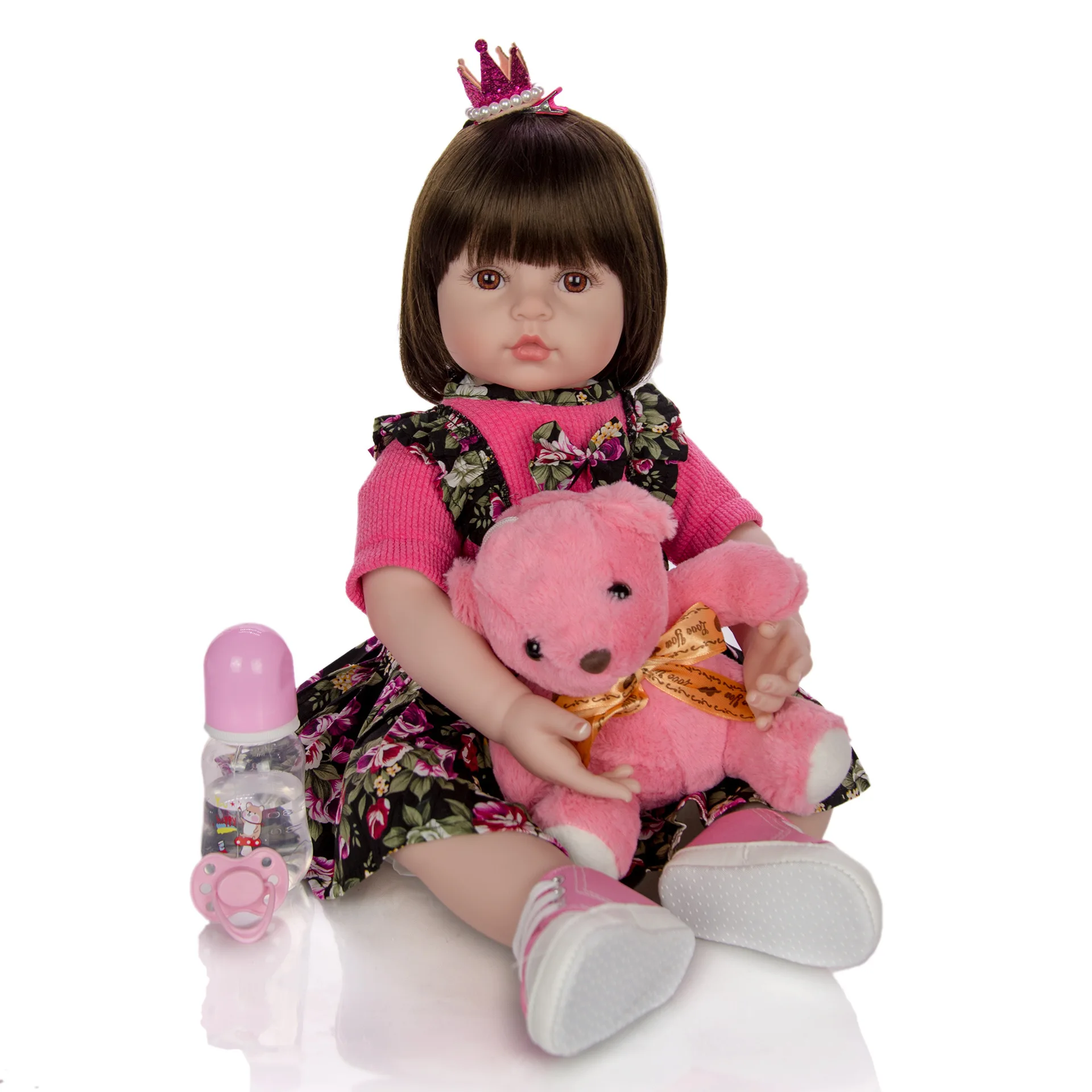 

Keiumi 24-Inch Reborn Baby Doll Reborn Baby Cloth Body Model Infant Hot Selling