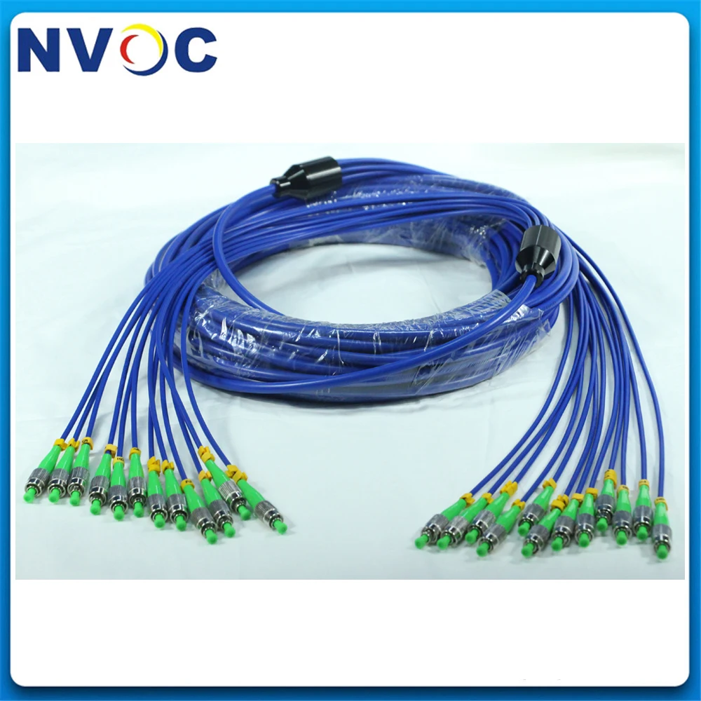 50/100/150 м 12C SM G652D 6 0 мм LC/UPC бронированного кабеля 12 ядер SC/FC/STUPC открытый DVI LC-LC