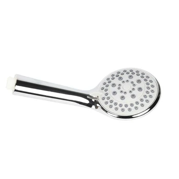 

Chrome Shower head Anti-limescale Handset Hose pipe Spray Massage Rain