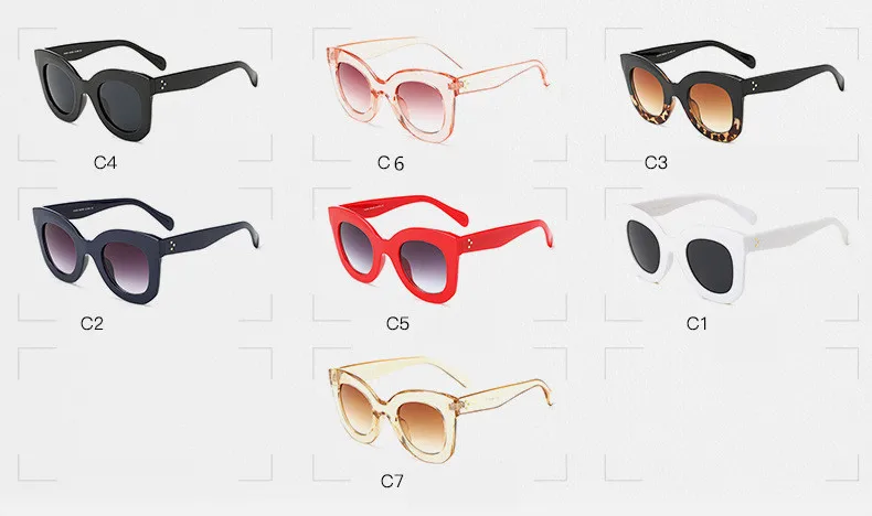 Fashion Women's Sunglasses 2021 Trend Famous Cat Eye Sunglass Female Retro Candy Sun Glasses For Women Luxury Brand Shades UV400 (9)