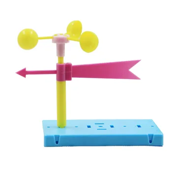 

1Pcs Creaive DIY Child Gizmo Student Wind Direction Science Experiment Toy Children Assemble Blocks Brain Games Toys