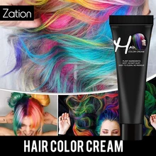 Zation Лидер продаж, профессиональная краска для волос, 9 цветов, салонный окрашивающий инструмент, персональный салон, краска для волос, Стайлинг, сделай сам, в стиле панк