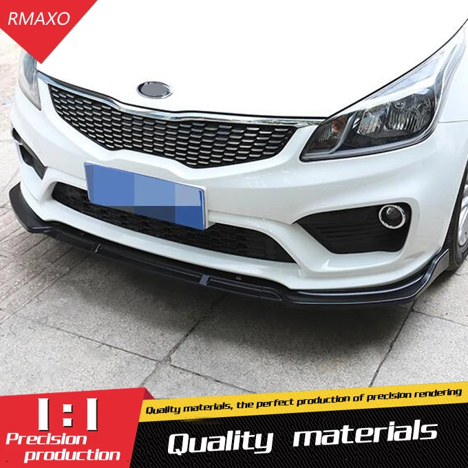 Для KIA K2 RIO Body kit спойлер 2016 2018 ABS задний передний бампер диффузор защитные