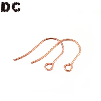 

100PCS/lot Stainless Steel Mark Ear Hook Ear Wires Hypo Allergenic Earring Hooks For DIY Jewelry Findings Components