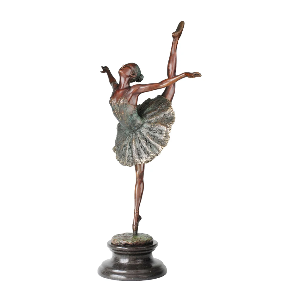 rolle Brøl usikre Ballerina Bronze Statue Bronze Modern Girl Dance Sculpture Figurine Western  Art Perfect Lover Gift Girl's Room Ornament - Statues & Sculptures -  AliExpress