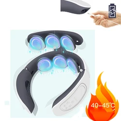Massager For Neck Cervical Masssager Electric Hot Compress Neck Pain Relieve Microcurrent Relax Massager With Remote Control