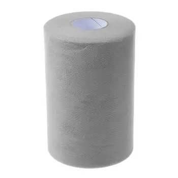 

1 roll Decoration Tulle 90m x 15cm for Deco of Car Banquet Wedding Party Procession Handicraft gray