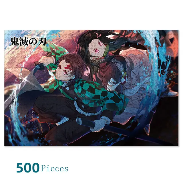 Christmas Gifts 300,500,1000 Pieces Manga Anime Characters Wooden Puzzle Educational Toys Jigsaw Puzzle 1000 Pieces Adult 1-500 Pieces