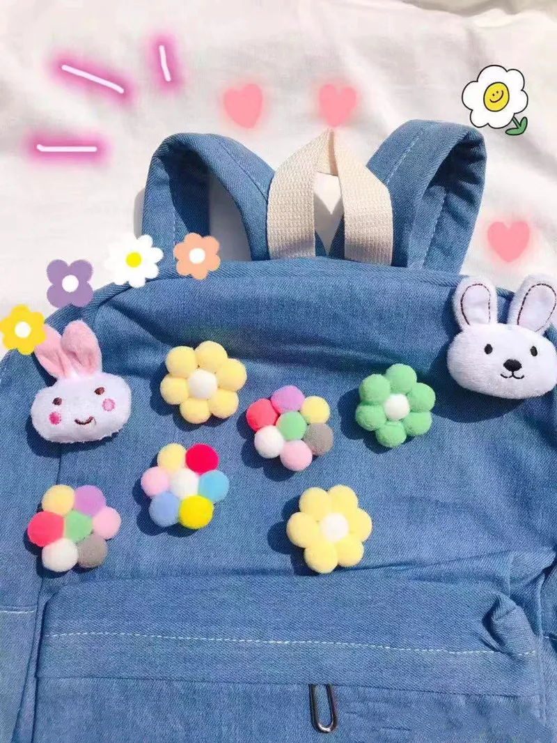 100 шт./лот мода мультфильм чучело Милая брошь-кукла сумка костюм булавки ювелирные изделия аксессуары