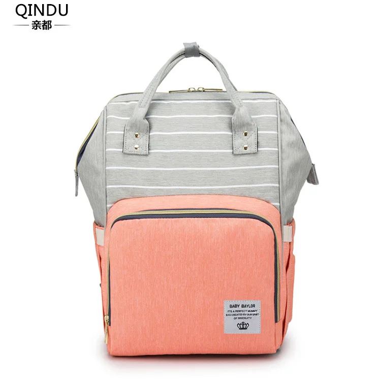 

Diaper Baby Maternity Women's Nappy Maternal Big Baby Travel Handbag Mammy Wet Dry Bag High capacity Insulation Oxford Fashion