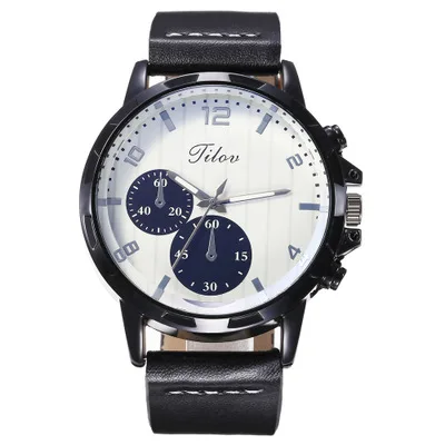 2020 Fashion relogio masculino watches men Sport Alloy Case Leather Band watch Quartz Business Wristwatch reloj hombre | Наручные часы