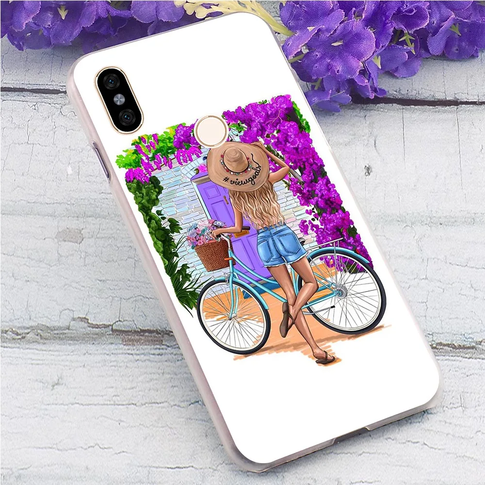Чехол для телефона Xiaomi Mix 2S Girls Enjoy Life Cover Mi A1 A2 Lite 5X 6X 6 8 9 9se 9T Pro CC9E CC9 A3 Pocophone F1|Бамперы|