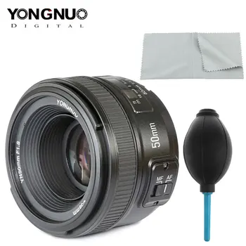 

YONGNUO YN 50mm f1.8 AF Lens YN50mm Aperture Auto Focus Large Aperture Lens for Nikon D3000 D3100 D3200 D3300 D5000 DSLR Camera