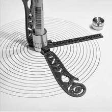 Règle de dessin multifonctionnelle, rapporteur de carte magnétique, outils de couture, cercles, boussole, mesure de flexion, tailleurs, fournitures pour étudiants