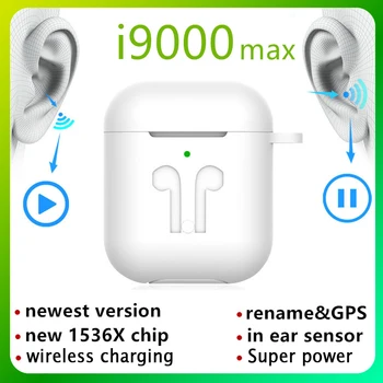 

NEW I9000max TWS Headphone Wireless Bluetooth Earphones Hi-Fi Stereo Earbuds Pk I9000 Pro Tws I90000 I99999 Pro Tws Earphones