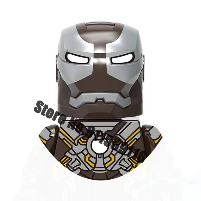 Superhero Iron Man Building Blocks Bricks Pepper Ultron Tony Stark Mark War Machine Action Figures Kids Toys Christmas Gifts H-X1220