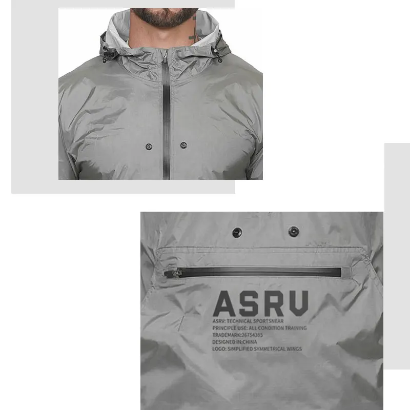 Running outdoor hooded jacket for men mens clothing jackets & hoodies
