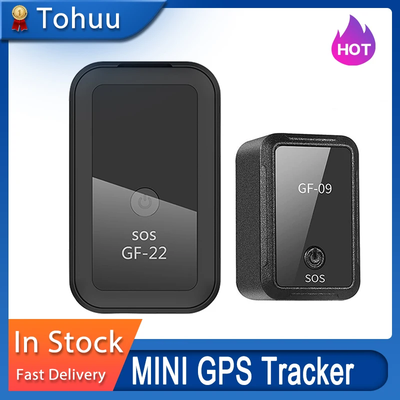 GF-09 Mini GPS Tracker App Control Antirrobo Localizador de Dispositivos Grabadora de Voz magnética 