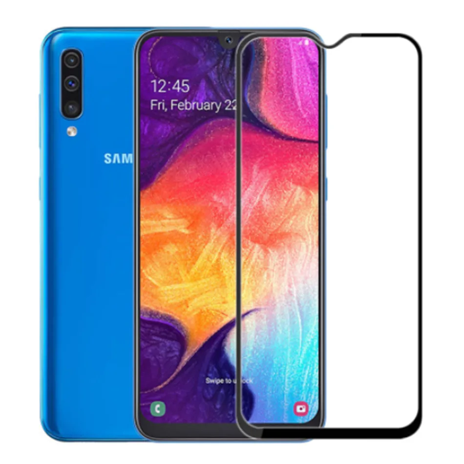9D закаленное Стекло для samsung A50 Galaxy A50s A30 A30s A10 A10s полный Экран протектор на A40 A70 A20E