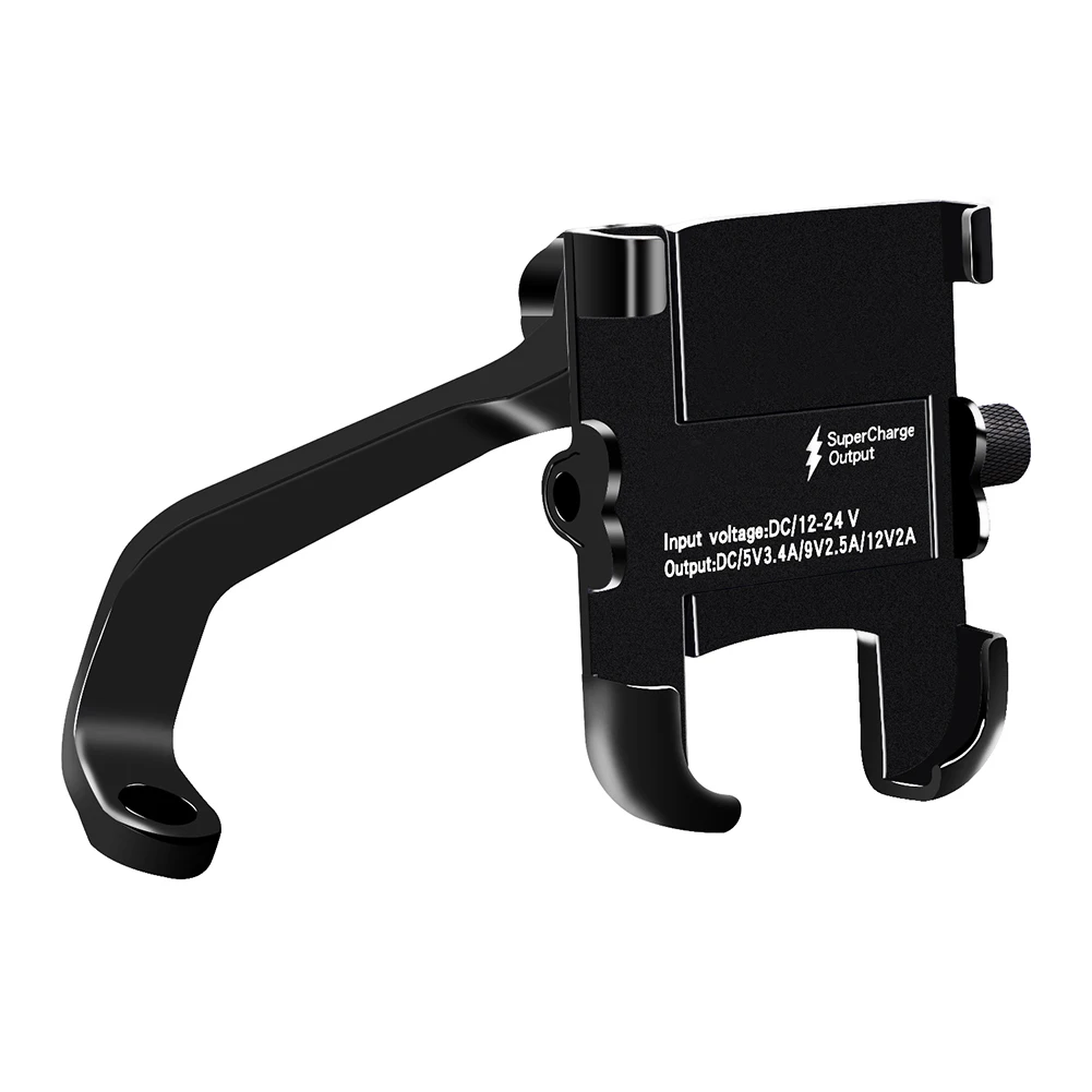 

QC 3.0 USB Motorcycle Charger Phone Holder Waterproof Switch 12V Motorbike Phone Charger Cigarette Lighter Adapter
