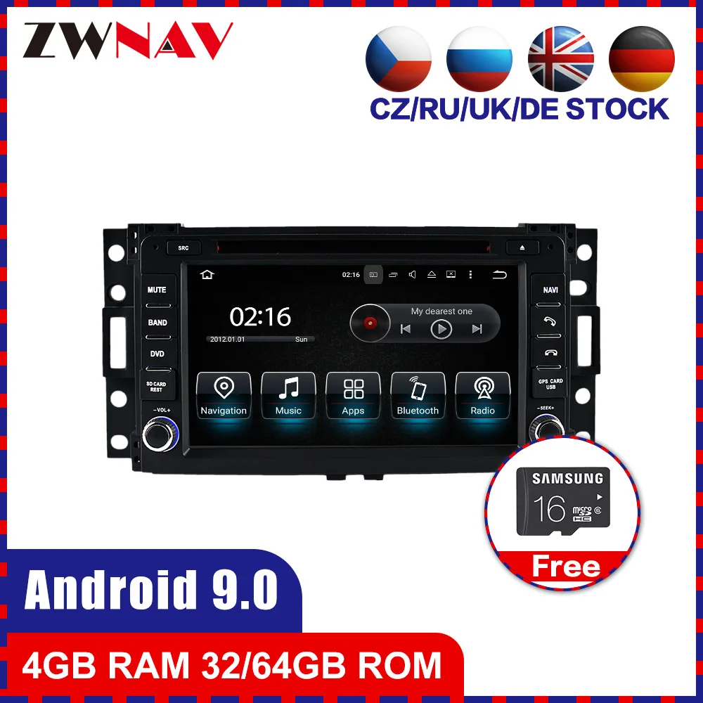 4+64 touch screen Android 9.0 Car multimedia Player GPS Audio Navi for HUMMER H3 2006-2009 radio video stereo head unit free map 4+64 touch screen Android 9.0 Car multimedia Player GPS Audio Navi for HUMMER H3 2006-2009 radio video stereo head unit free map