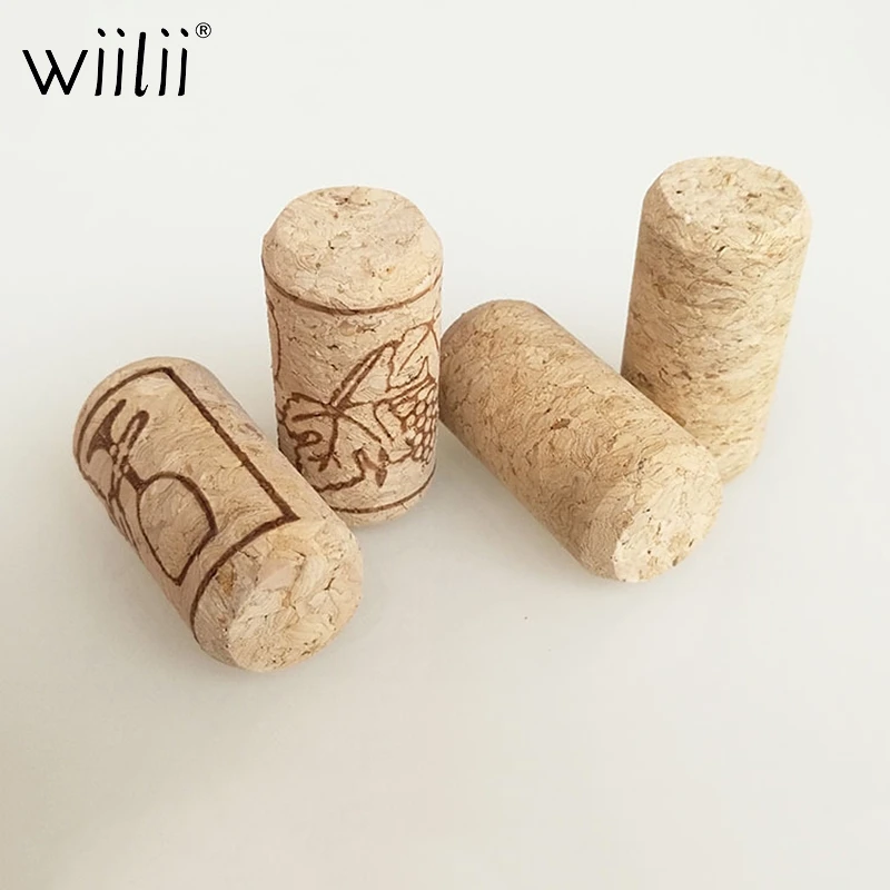 Wiilii 6 шт. дубовые винные пробки премиум прямые пробки ремесла пробки Премиум винные бутылки отлично подходят для бутилированного вина