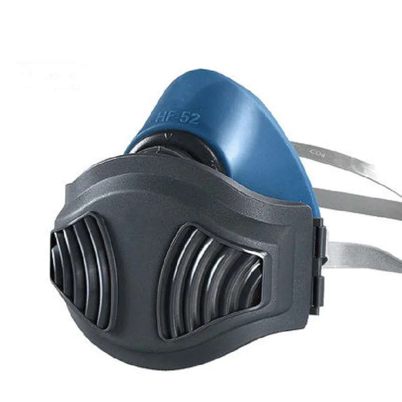 HF-52 Gas Mask Respirator Polish Woodworking New Upgrade 1701CN Particulates Filters Pollen Fumes Comfortable Dust Mask