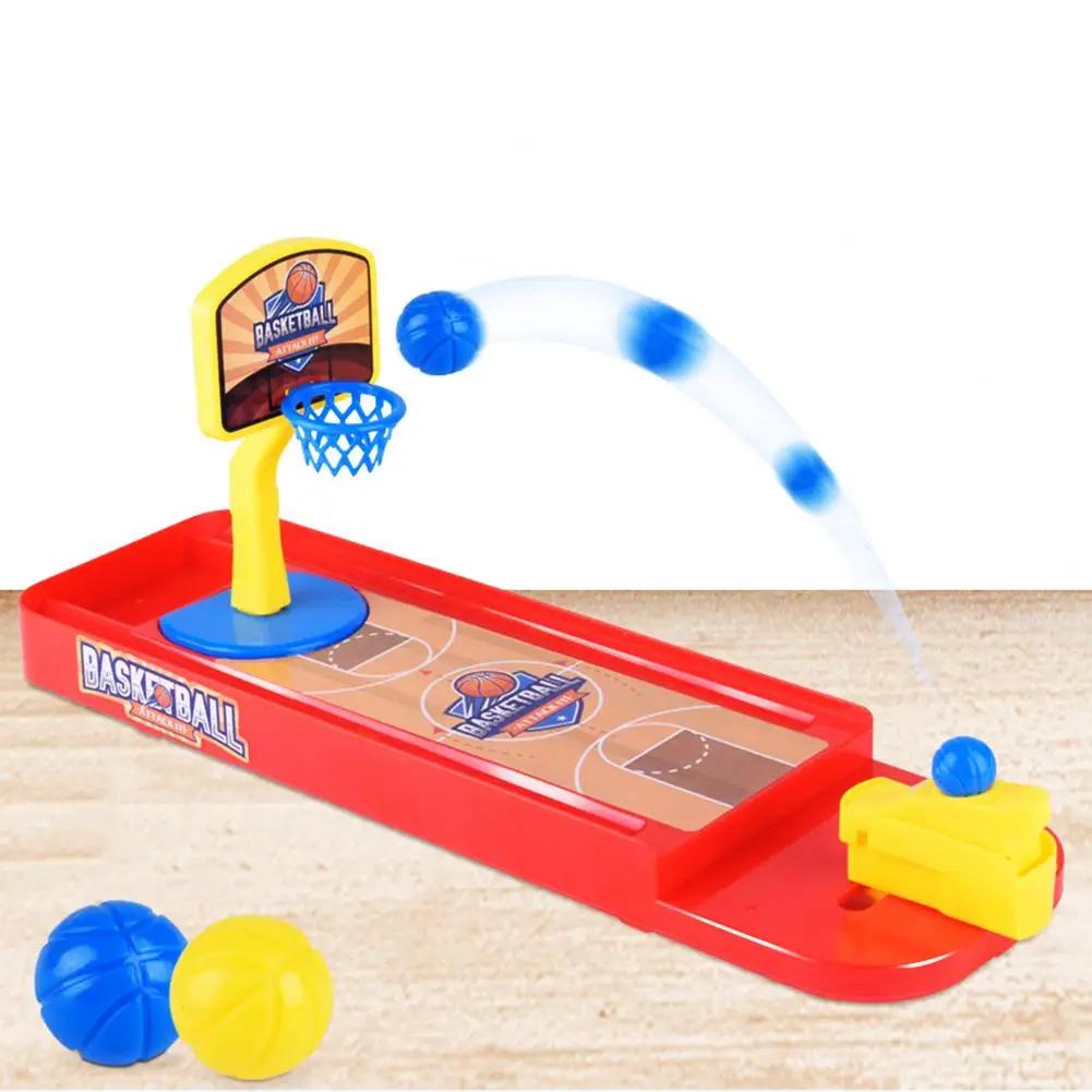 

Funny Mini Basketball Hoop Basketball Shooted Toy for Parroted Intelligence Puzzle Developmental Table Board Game Interactive