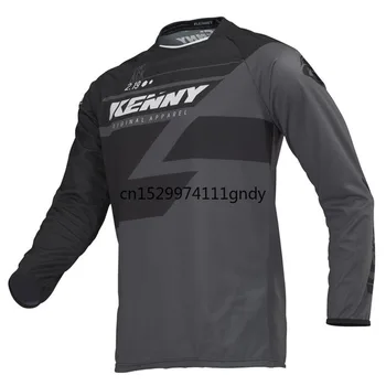 

NEW 2019 Quick dry Kenny Moto Jersey MX bike Bike Motocross Jersey BMX DH MTB T Shirt Clothes Long Sleeve MTB Breathable Shirt
