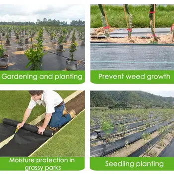 

Novelty! Eco-friendly U Shaped Garden Nail & Lawn Control Cloth Film Sunscreen Fabric Pest Net Plastic