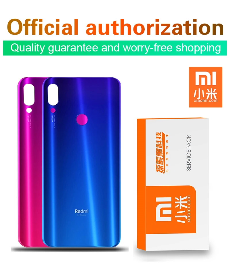 Задний корпус для замены Xiaomi Redmi Note 7 задняя крышка батарея стекло клейкая наклейка для Xiaomi Redmi Note 7 Pro