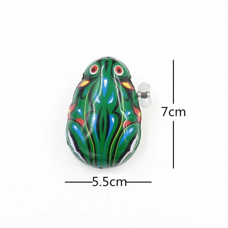 Hot Sale Kids Classic Tin Wind Up Clockwork Toys Jumping Frogs Vintage Toy For Children Boys Educational Gift For Kids