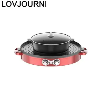 

Pan Smoker Parrilla De Portable Gril Mangal Malzemeleri Grelha Para Barbacoa Barbecue for Outdoor Churrasco Electric Bbq Grill