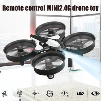 

Quadcopter 2.4G Mini Drone Remote Control Free Rotating Headless Mode Aircraft with LED Light for Kids BM88