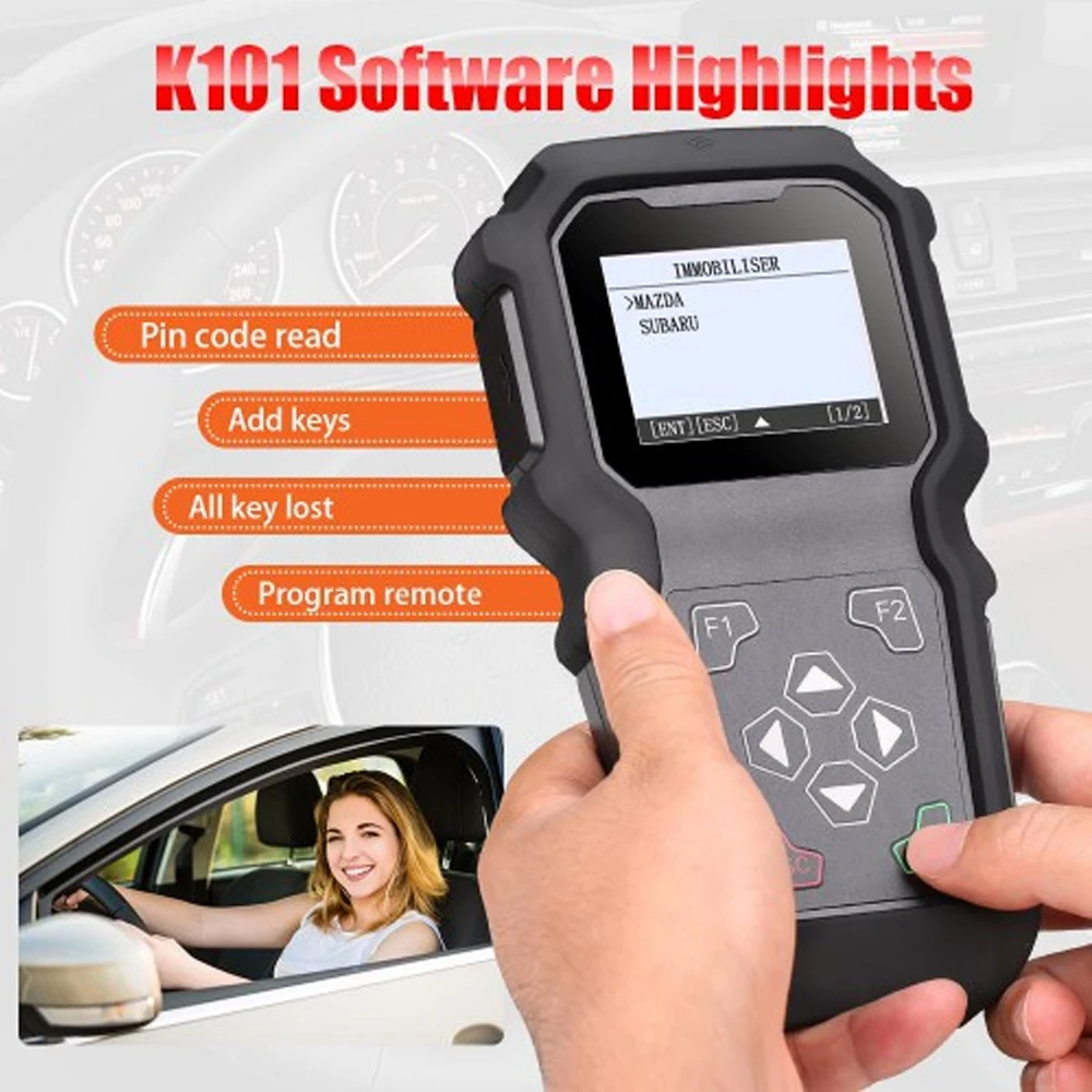 US $129.00 Obdstar Godiag K101 For Mazda For Subaru HandHeld Key Programming Tool