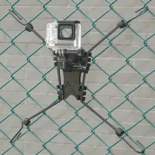 3 em 1 montagem da cerca do elo de corrente da câmera da ação para a câmera da ação/smartphone que grava o basebol softball e o jogo de tênis