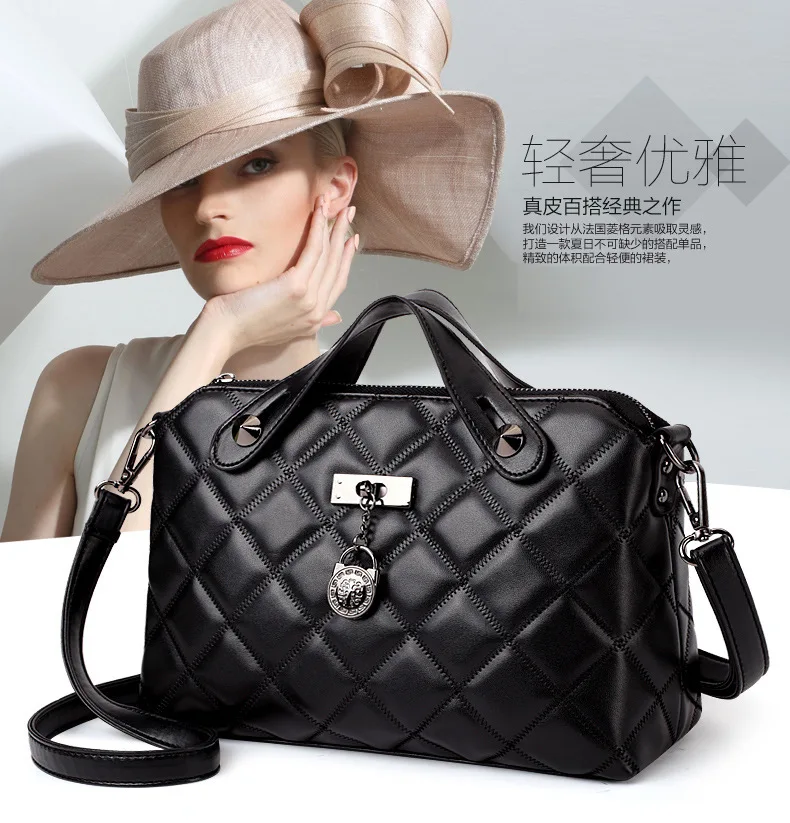 

2019 Spring New Style Shoulder Bag WOMEN'S Handbag Women's Shoulder Rhombus Chain Bag