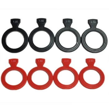 

Eyeglasses Optometry Lens Box Accessories Optic Disc Scattering Inserts Zero Plastic Circle Ball Lens Auxiliary Lens