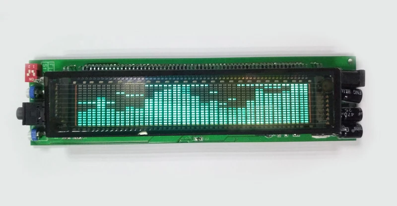 LED, indicador do nível audio, iluminação do
